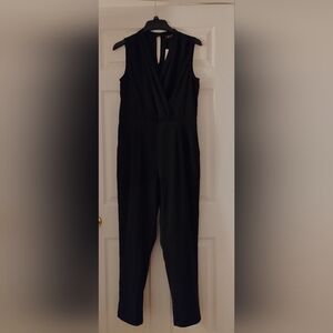 Nancy Odell Chic Black Sleeveless Jumpsuit